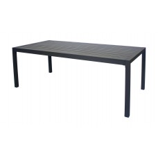 Table À Manger Palma-220-220X100 Finition Anthracite