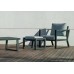 Salon De Jardin Sofa Bolonia-9 Finition Anthracite Tissus Gris Clair Marilan Dralon De 4 À 6 Places