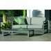 Salon De Jardin Sofa Cosmos-7-Dl Finition Anthracite Tissus Mirta Gris Clair Dralonlux De 4 À 5 Places