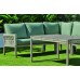 Salon De Jardin Sofa Havana-29-Dl Finition Champagne/Cordage Champagne Tissus Amaya Vert Kaki Dralonlux De 4 À 6 Places