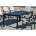 Table À Manger Camelia-220-Hpl Finition Anthracite/Hpl Facon Ardoise