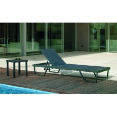 Bain De Soleil Tifanis-12 Finition Anthracite Tissus Gris Fonce Textilene