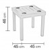 Table Basse Auxilliaire Caterina-45 Finition Blanc