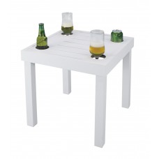 Table basse auxilliaire CATERINA-45 Finition BLANC