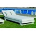 Bain De Soleil Haut De Gamme Coloseo-2-Cama Cojin Dralonlux Finition Blanc Tissus Espinola Blanco Blanc Dralonlux