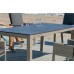 Table À Manger Albany Champagne 180 Mesa Hpl Special Alta77  Finition Champagne / Resine Tressee Champagne