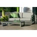 Salon De Jardin Sofa Cosmos-7 Finition Anthracite Tissus Gris Clair Mariland Dralon