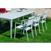 Table À Manger Extensible Singapur-150-H77 Finition Blanc