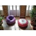 DON OUT SOFA L siège pouf donut avec dossier