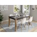 TABLE M300 fait(e) de 1 module(s) pour une largeur de 135/180cm de la collection NEO-3 finition(s) AZABACHE PIEDS ARTISAN