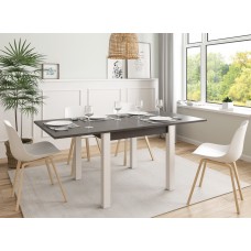 TABLE M301 fait(e) de 1 module(s) pour une largeur de 90/180cm de la collection NEO-3 finition(s) AZABACHE pieds POLAR