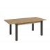 TABLE M300 fait(e) de 1 module(s) pour une largeur de 135/180cm de la collection NEO-3 finition(s) ARTISAN pieds AZABACHE